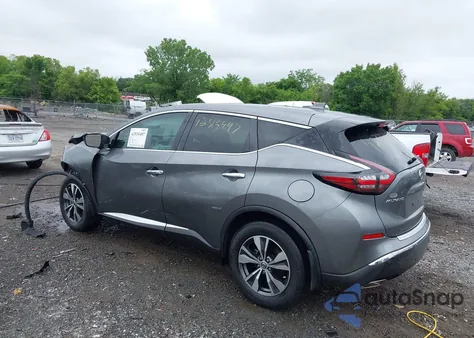 2021 Nissan Murano S Fwd from USA, damaged, VIN 5N1AZ2AJ4MC130442